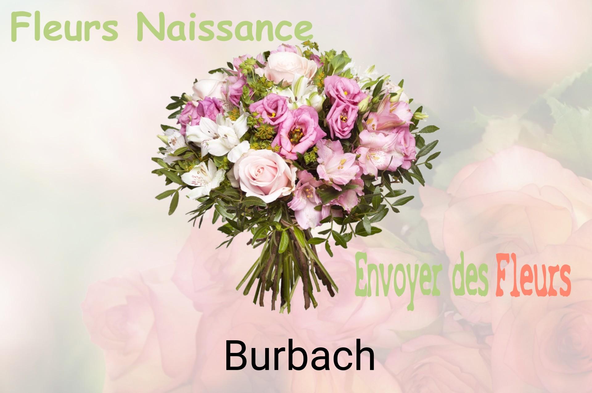 Bouquet de fleurs de naissance livré à Burbach